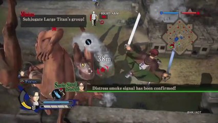 ATTACK ON TITAN Wings of Freedom GAMEPLAY (E3 2016)