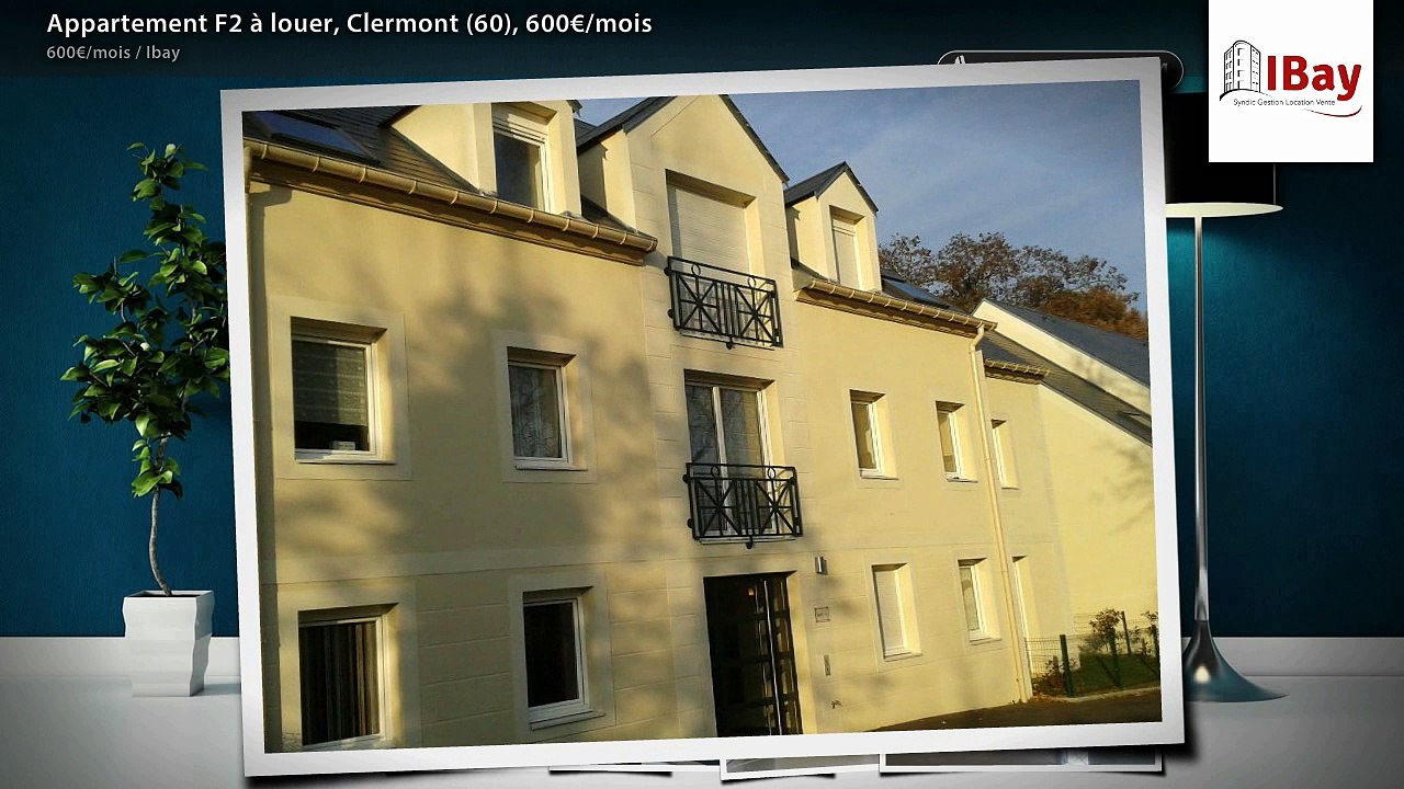 Appartement F2 à louer, Clermont (60), 600€/mois