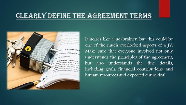 Nicole Desharnais - 5 Strategies for Successful Joint Ventures