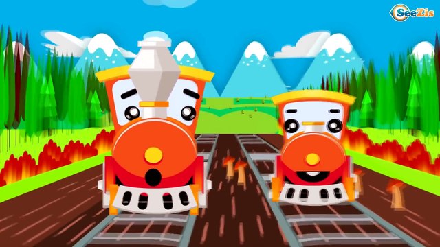 Trains Adventures +1 hour Kids Videos Compilation | Cartoons for children about Train