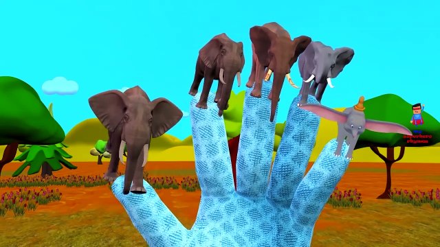 Динозавры Против Кинг-Конга Бой | Цветы Животные Лев, Горилла, Слон Finger Семья Рифмуется