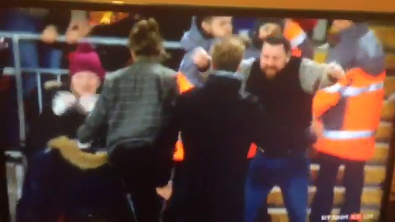 Jurgen Klopp Celebrates Third Goal Against Arsenal With A Fan!