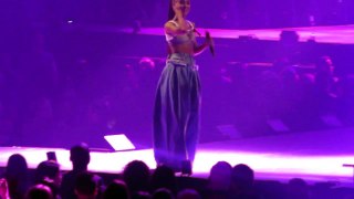 Ariana Grande talking between songs - TD Garden Boston - 3/3/17