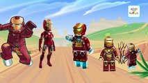 Cartoon Iron Man Finger Family Animation Nursery Rhyme | IRONMAN Daddy Finger Children Songs