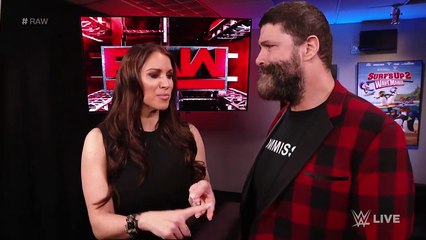 Mick Foley stands up to Stephanie McMahon - Raw, Feb. 20, 2