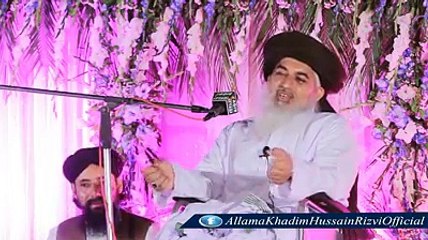 Beautiful Byan by Allama Khadim Hussain Rizvi....everyone.must watch