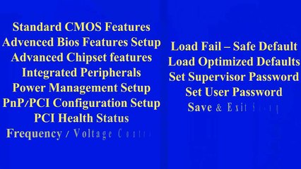 إعدادات البيوس الجزء الرابع