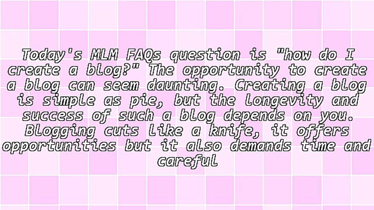 Five Minute Answers to MLM FAQS
