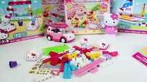 Hello Kitty Bumper Cars Mega Bloks Play Set Autitos Chocadores Coches de Choque Amusement Park Toys