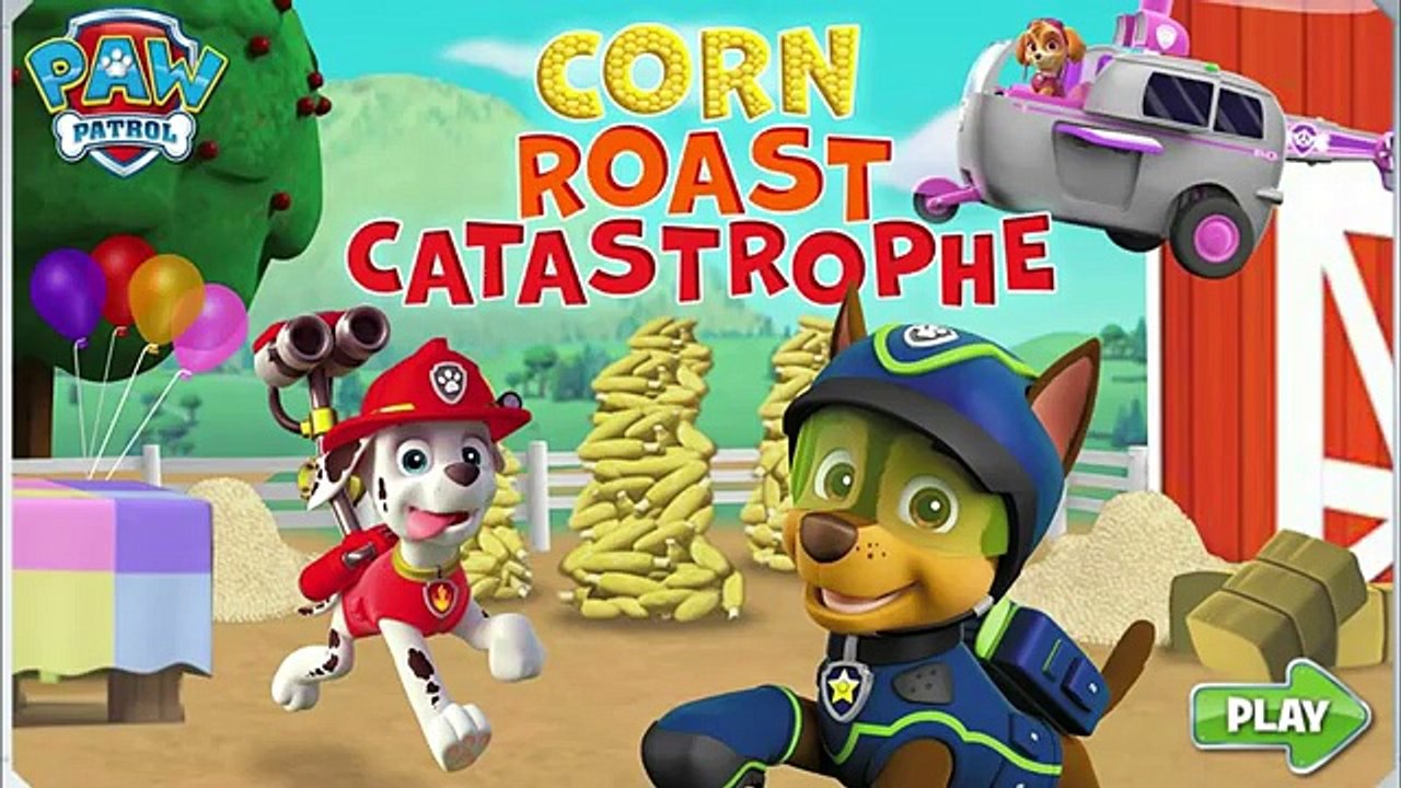 Paw Patrol Corn Roast Catastrophe BLAZE and THE MONSTER MACHINES Tune Up (Nick JR Games)