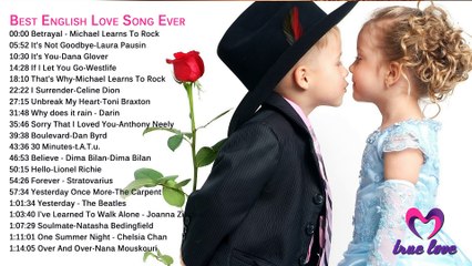 Best English Love Song Ever -- Top 40 Greatest Love Songs Of All Time - Part 3