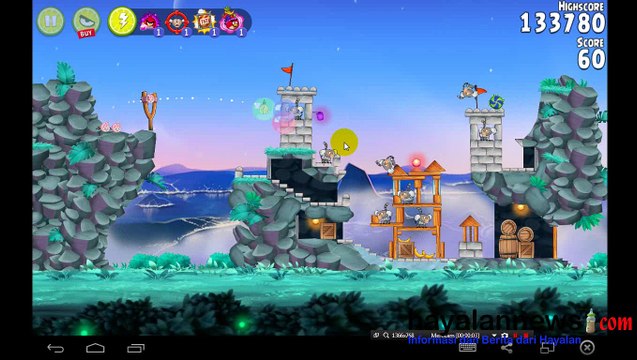 Angry Birds Rio 2 Rocket Rumble Level 4 Hight Score 134910