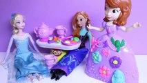 FROZEN Tea Party with Princess Sofia the First Play Doh Set Juego de Té