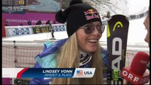 Lindsey Vonn Jeongseon SG Interview