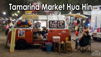 Cars in Tamarind Market Hua Hin