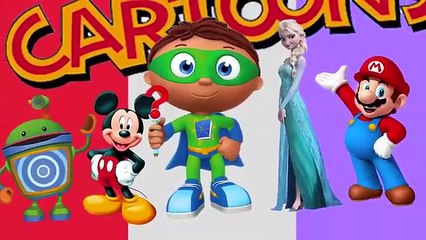 Animales de dibujos animados Dedo de la Familia de los Niños canciones infantiles | Animales Dedo de la Familia Rimas para