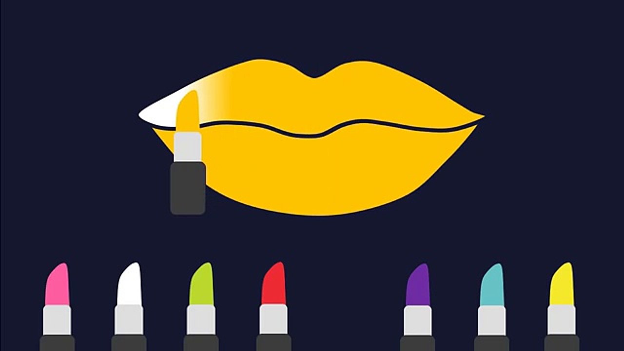 Учим цвета с помадой цвета Дети дети малышей детские видео 2016 дак дети ТВ