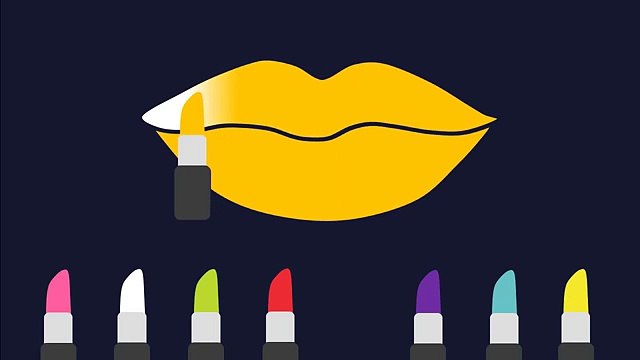 Учим цвета с помадой цвета Дети дети малышей детские видео 2016 дак дети ТВ