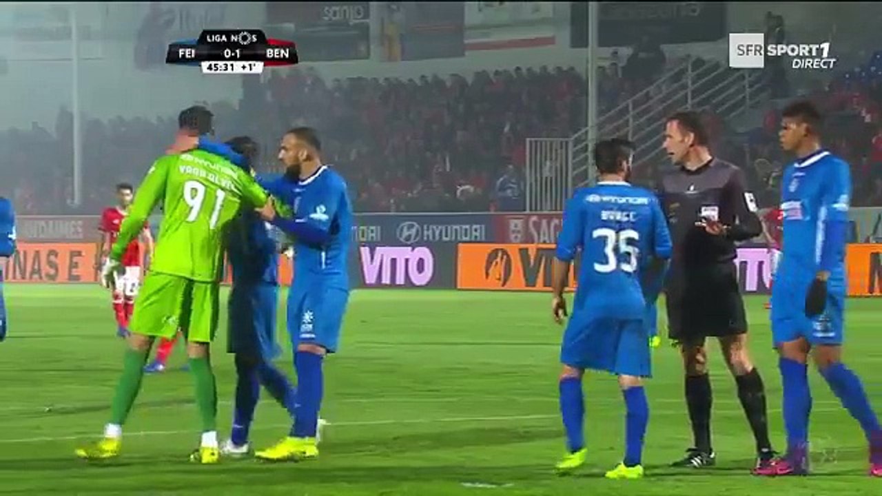 Un gardien reçoit un siège dans le championnat portugais !
