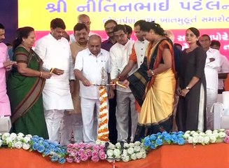 SURAT DEVELOPMENTAL WORKS DY CM NITIN PATEL, GANAPAT VASAVA