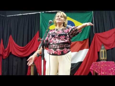 #39 Nair Fagundes recita poema sobre Jesus no Café com Poesia em 17-12-2016