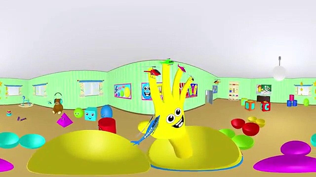 360 Degree 3D VR Videos for Kids! Finger Family - Surprise Eggs Nursery Rhymes