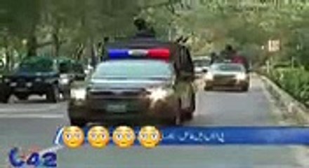 Peshawar Zalmi & Quetta Gladiators on their way to Qaddafi Stadium for practice Next Level Security