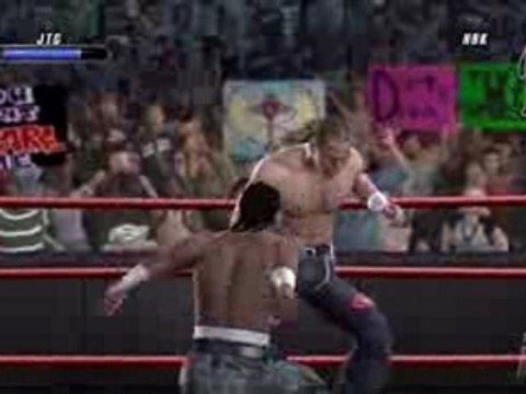 Smackdown vs Raw 2008 JTG vs Shawn Michaels