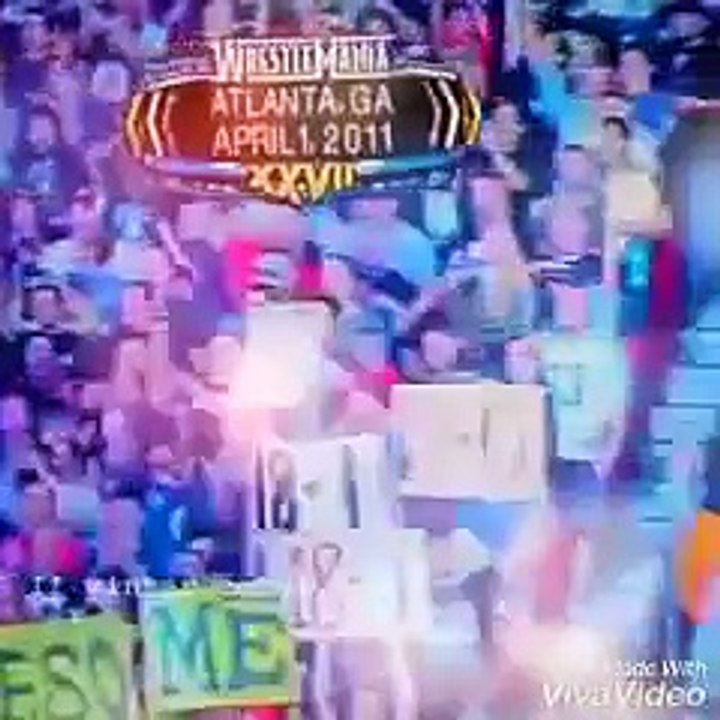 The Rock on WrestleMania 27 WWE The People's Champion