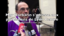 Mgr Barbarin à la rencontre des paroissiens de Lyon Centre