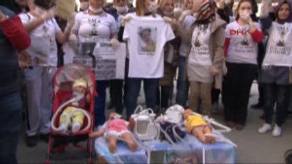 Galatasaray Meydanı'nda Sma Ilacımızı Istiyoruz Eylemi