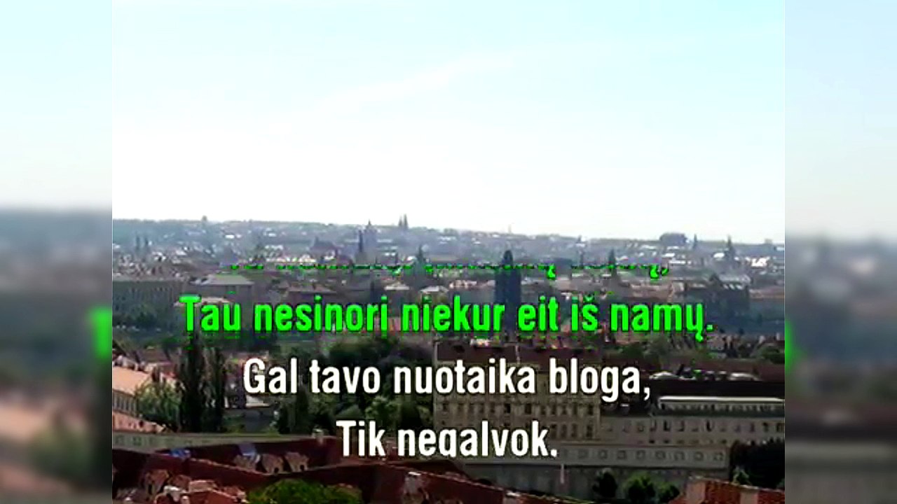 Sel - Saulės miestas (karaoke, dainos žodžiai)