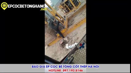 Kỹ thuật thi công ép cọc bê tông nhà ống, nhà cao tầng, nhà biệt thự