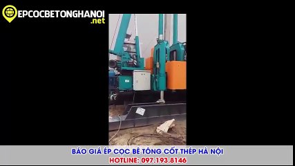 Thông số kỹ thuật của máy ép cọc thủy lực
