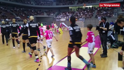 1/4 de finale coupe d'Europe de Handball.  Défaite du BBH 29 face à Rostov 21 à 26