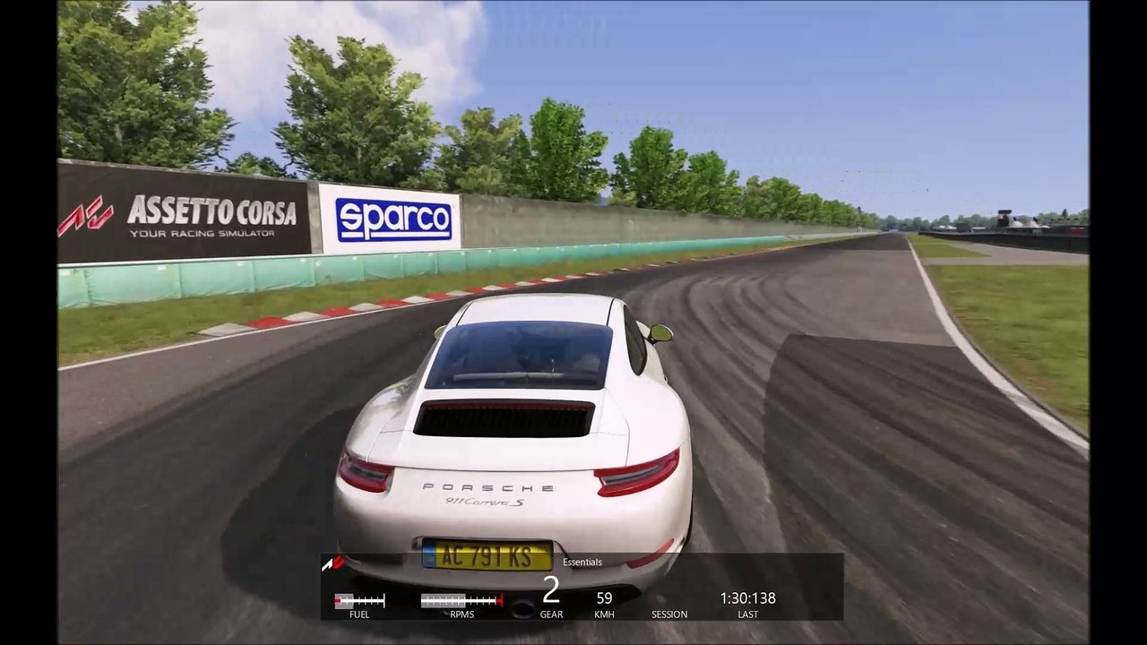 Assetto Corsa 1.9.2, Porsche 991 Carrera S, Magione, i5 4690 R7 370