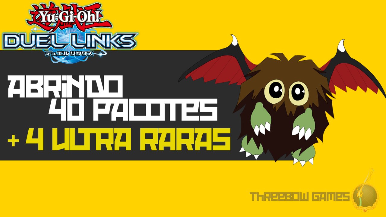Abri 40 pacotes de cartas e ganhei 4 das melhores ULTRA RARA do jogo!! Yu-Gi-Oh Duel Links