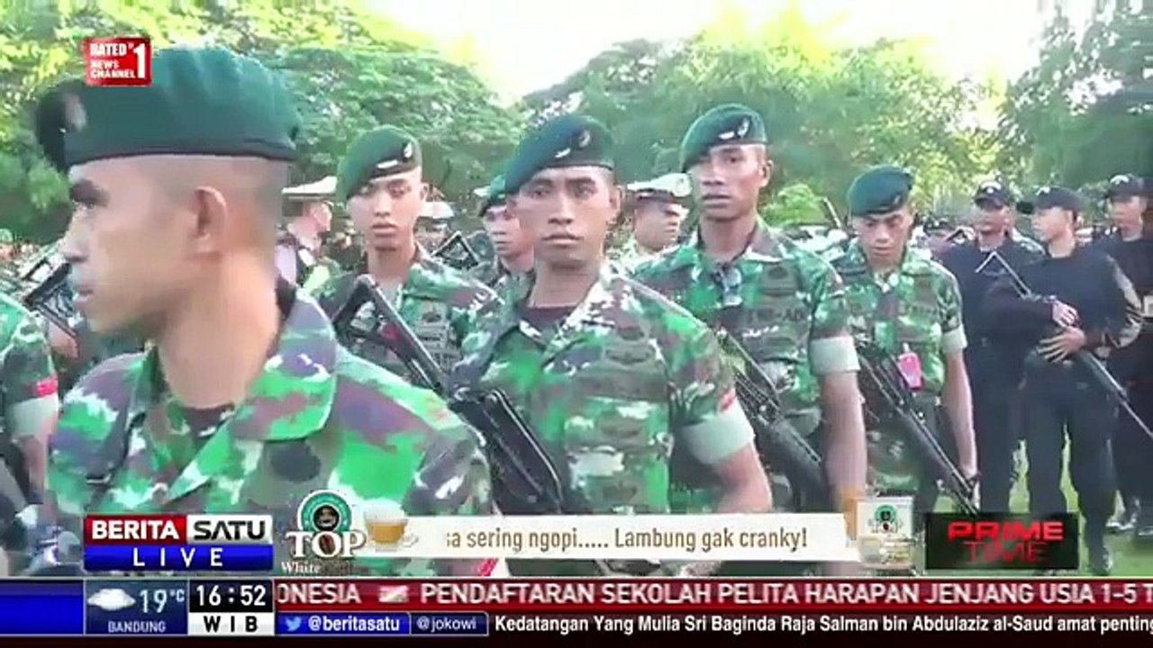 2000 PERSONIL TNI-POLRI & 6 KAPAL  SIAP AMANKAN RAJA SALMAN DI BALI. KENDORchanel.