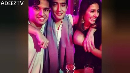 Actress Mahira Khan with her Brother