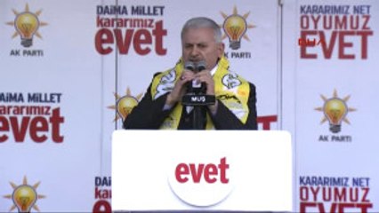 Muş - Başbakan Yıldırım, Muş Mitinginde Konuştu 2