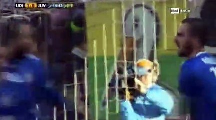 Leonardo Bonucci Goal Udinese 1 - 1 Juventus SA 5-3-2017