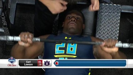 Best of the Defensive Linemen bench press