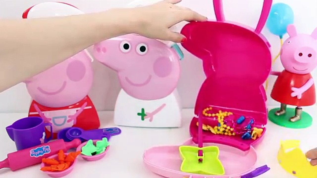 Nurse Peppa Pig Medical Case ❤ Chef Peppa Pig Cooking Carry Case Surprise - Maletín de Enf