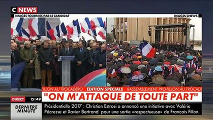 Regardez François Fillon qui "reconnait sa part de responsabilité dans les épreuves" qu'il traverse