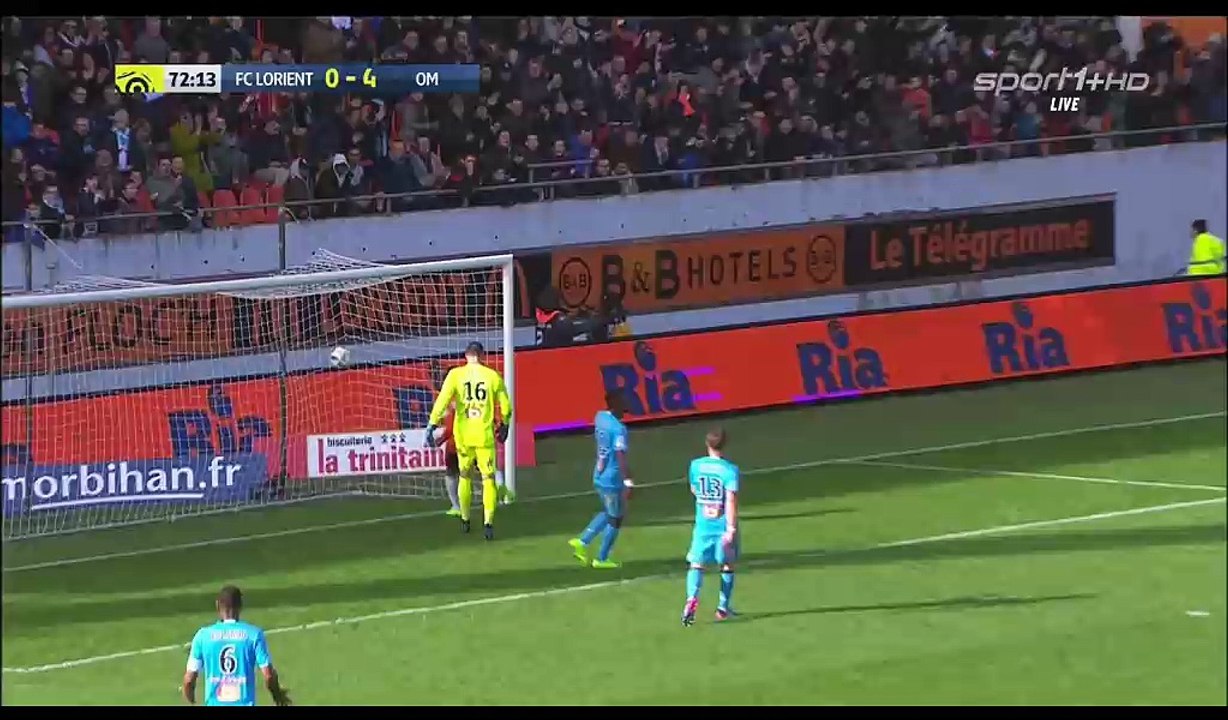 Benjamin Moukandjo Goal HD - Lorient 1-4 Marseille - 05.03.2017