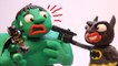 Hulk LEGO BATMAN Robber! Real Superhero Animation Movies (Play Doh Stop Motion)