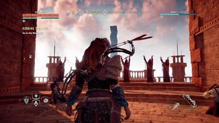 Horizon Zero Dawn - praying to sun