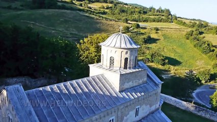 Manastir Sopoćani snimci iz vazduha