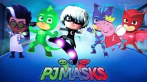 PJ Masks Baby Shark Five Little Monkeys Jumping On The Bed PJMasks turns into Baby Shark I