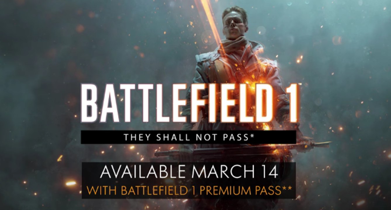BATTLEFIELD 1 - They Shall Not Pass - Premium Pass DLC - PS4